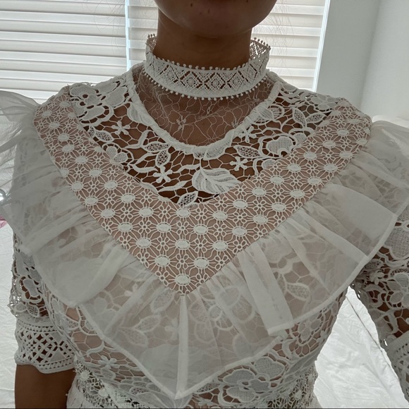 True Decadence Lace Midi Dress - Picture 5 of 9